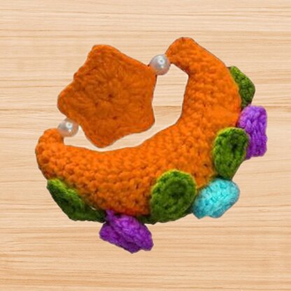 Amigurumi Moon and Star Keychain Crochet Pattern + Video Tutorial (PDF)