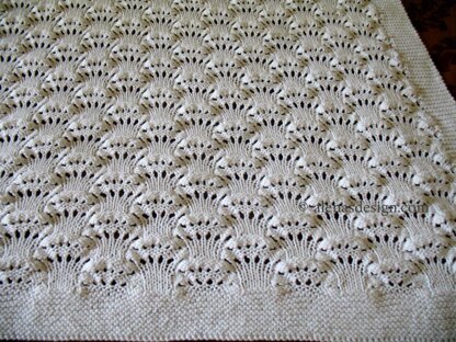 Billowing Clouds Baby Blanket