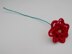 Crochet Red Rose