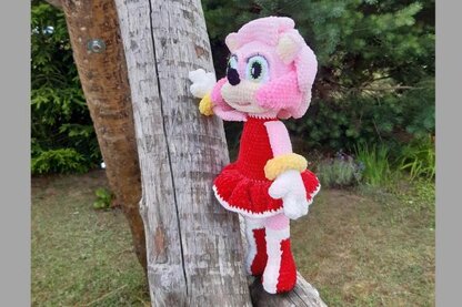 Crochet Pattern Sonic's Girlfriend - Amy Rose