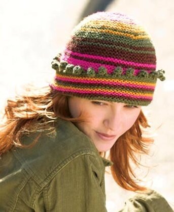 Carousel Hat in Lion Brand Wool-Ease