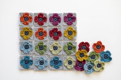 Flower Temperature Blanket