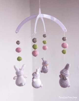 Waldorf Bunnies Mobile