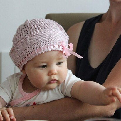 Hydrangea Baby Hat Knitting Pattern