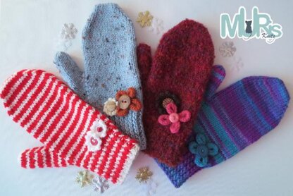 Flower Mittens