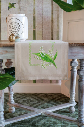 Vervaco Table Runner Kit Lily of the Valley