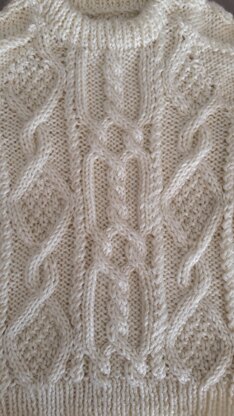 Childs Aran Sweater