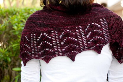 Magnolia Crescent Shawl