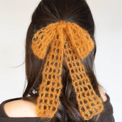 Mohair Square Mesh Headband