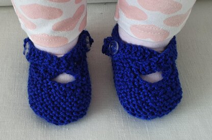 Nicola - Baby shoes with buttoned straps