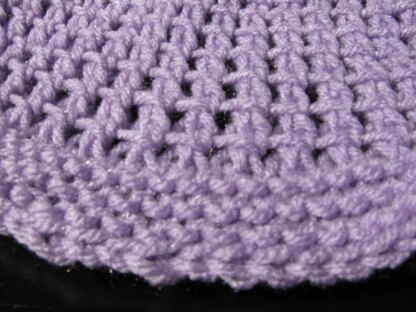 Easy Bamboo Stitch Baby Blanket