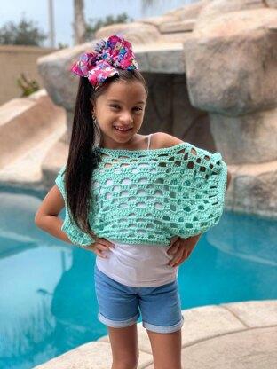 Dahlia kids cropped shrug