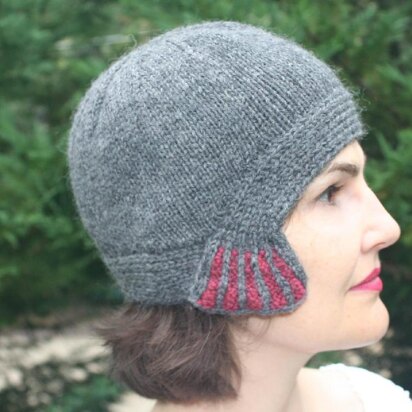 Thunderstruck Cloche - knitting pattern