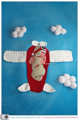 Prop Plane Blanket/Rug Crochet Pattern, plane blanket, plane rug, nursery decor, newborn photo prop, crochet photo prop, airplane