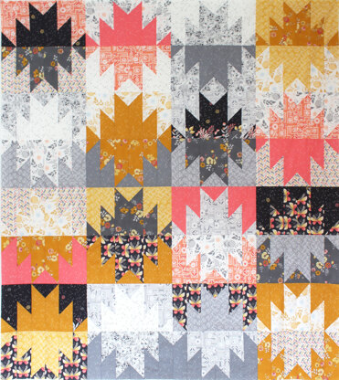 Michael Miller Fabrics Giant Peeks Quilt - Downloadable PDF