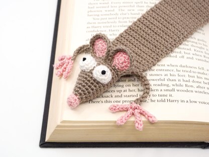 Rat Bookmark Crochet Pattern