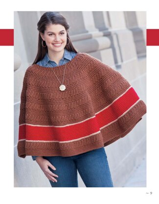 Leisure Arts Crochet Ponchos eBook