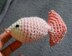 Crochet pattern fish keychain