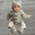 Theo Cardigan Hat and Booties Set Newborn - 10 Years