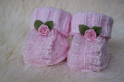 Spring Baby Booties