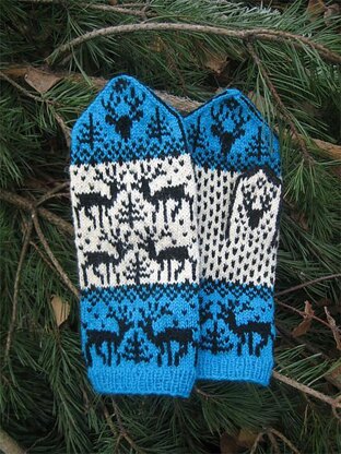 Reindeers Mittens