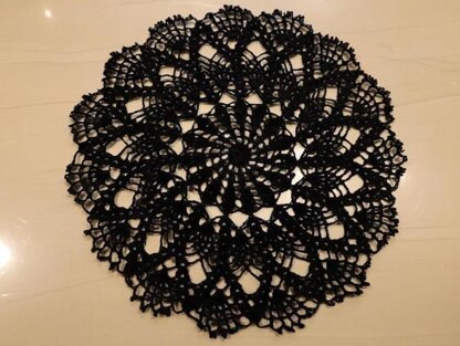 Crochet round doily Pdf + Video Tutorial