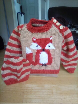 Fox cub sweater set
