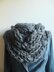 Trouble Shooter Rustic Rib and Cable Effect Scarf with Cowl Variation