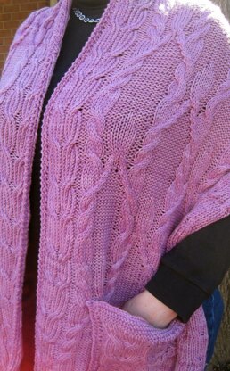 Warm Birr Pocket Shawl