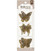 American Crafts BoBunny Laser-Cut Chipboard Shapes 6/Pkg - Butterflies, 6/Pkg