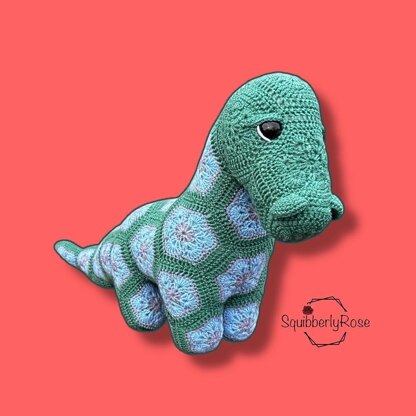 Bryan the African flower Brontosaurus dinosaur