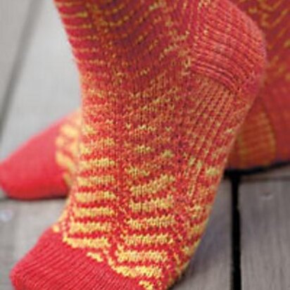 Flamewalker Socks - knitting pattern