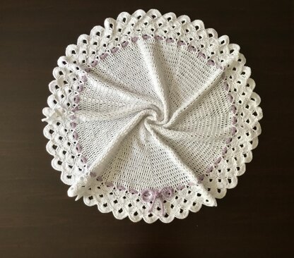 Camellia Round Baby Blanket N 359