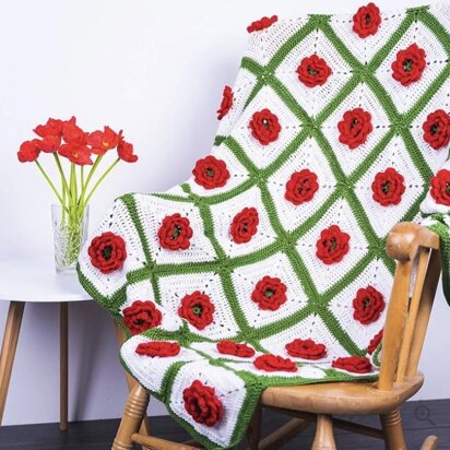 Poppy Square Blanket