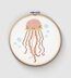 The Crafty Kit Company Jellyfish Cross Stitch Kit