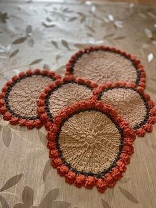 Elegant Flower Coasters