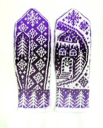 Snow Globe Mittens