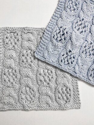Cables & Lace Dishcloth
