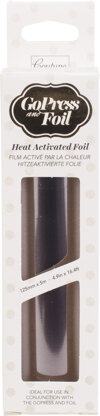 Artdeco Creations Couture Creations Foil 5"X16.4' - Gray-Dark Mirror Finish