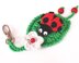 Ladybug Key chain. Ladybird Keyring. Crochet Bag Charm.  Ladybug Pendant