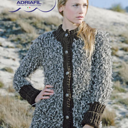 Vivien Cardigan in Adriafil Furetto and Charme - Downloadable PDF