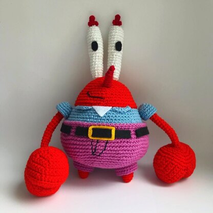 Mr Krabs by Sponge Bob PDF crochet pattern