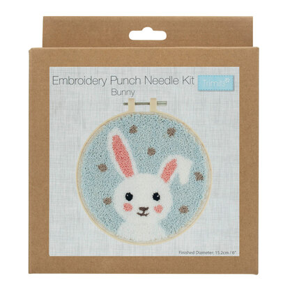 Trimits Bunny Punch Needle Kit - 6in