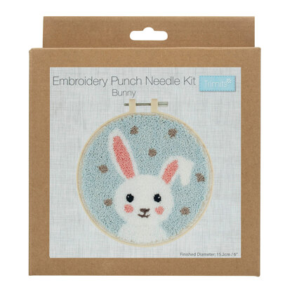 Trimits Bunny Punch Needle Kit - 6in