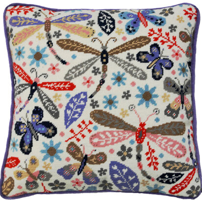 Bothy Threads Dragonfly Needlepoint Kit - 35.5 x 35.5cm