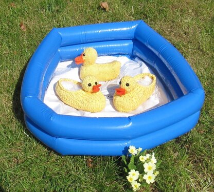 Children's Rubber Duck (Ducky) Slippers and Toy