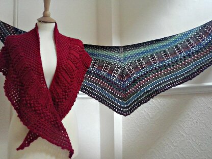 Autumn Berries Shawl