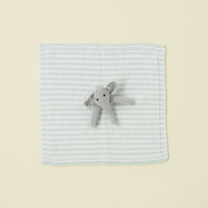 Sonny & Arlo Baby Comforters - Free Toy Knitting Pattern in Paintbox Yarns Baby DK
