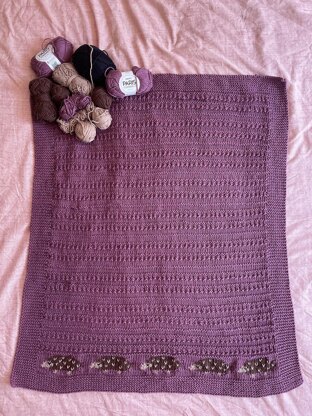 Layla's Hedgehog Baby Blanket