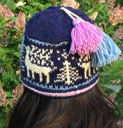 Modern Reindeer Hat